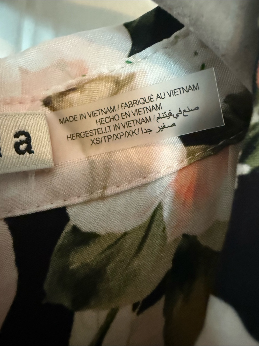 Alice + Olivia Pink & Black Floral Button-Front Dress Size XS NWT - Picture 4 of 6